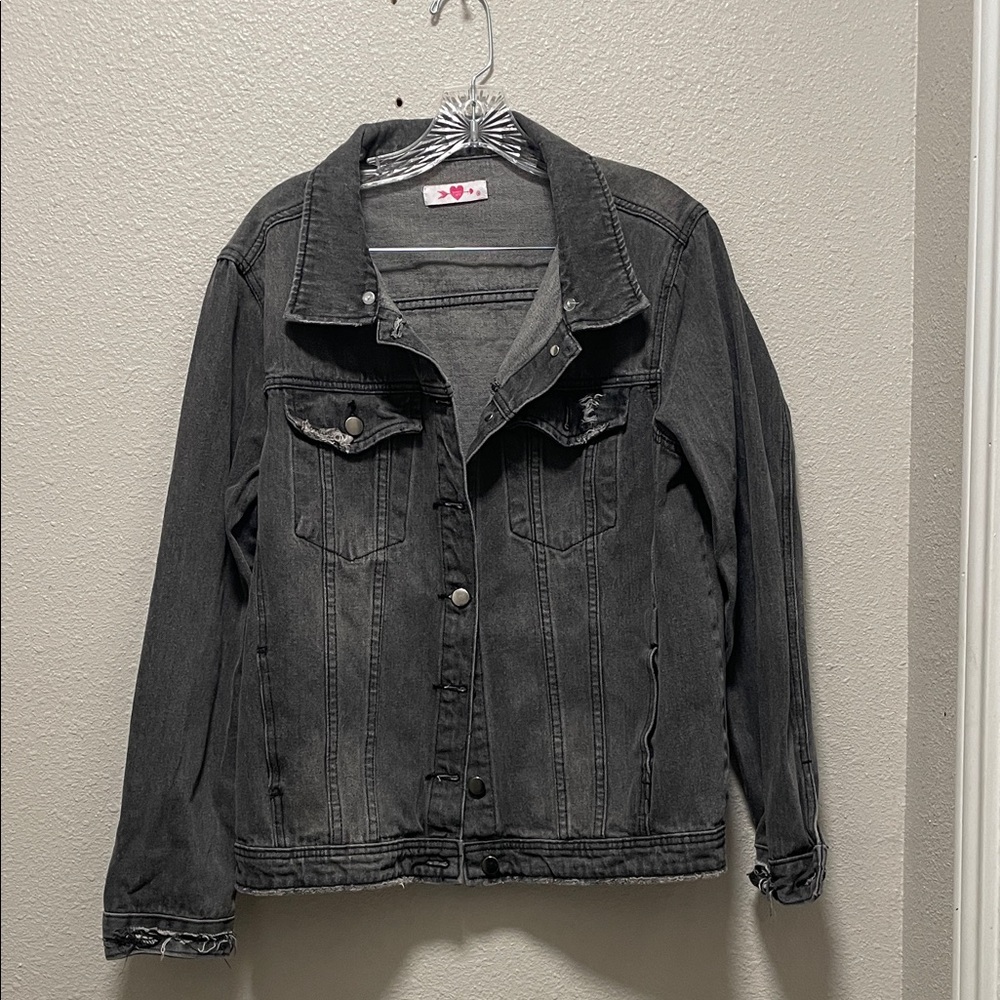 Buddy Love Distressed Denim Jacket
Medium Jean Trucker